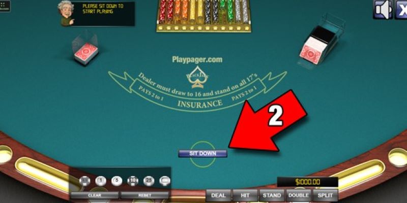 Blackjack cung cấp các bàn chơi trực tuyến với dealer ảo